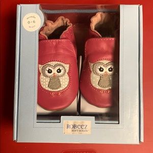 Robeez soft soles. 0-6 mo